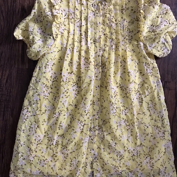 Zara Floral Chiffon Pleaded Kids Dress 7 - Picture 4 of 8